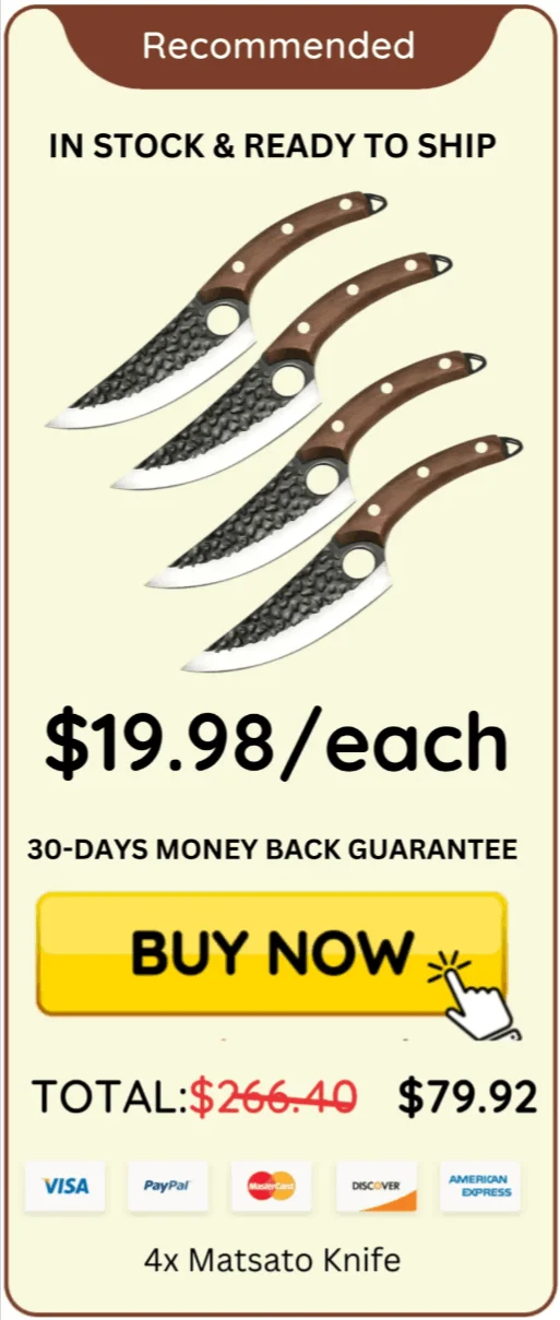 4 matsato knife price